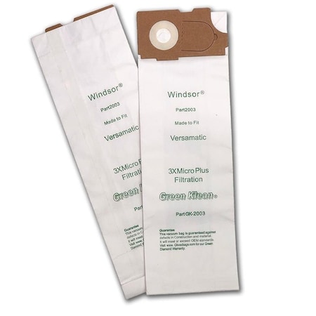 Green Klean Triple S SSS Prosense II Vacuum Replacement Vacuum Bags, 100PK GR134961